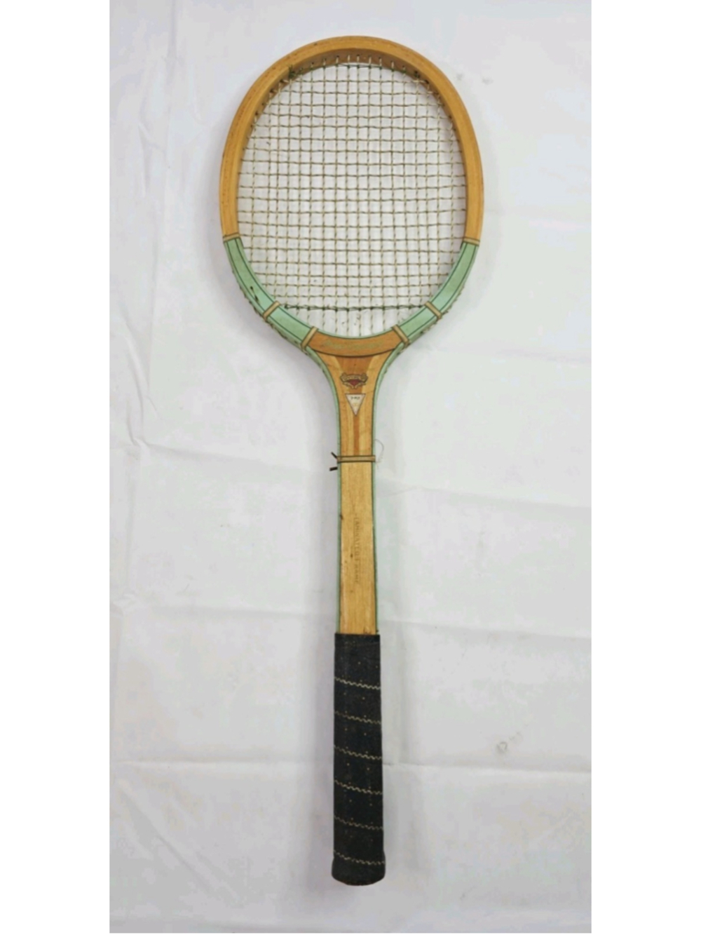 Vintage Green Crescent HY-PLY 7-PLY Laminated Frame Tennis Racquet